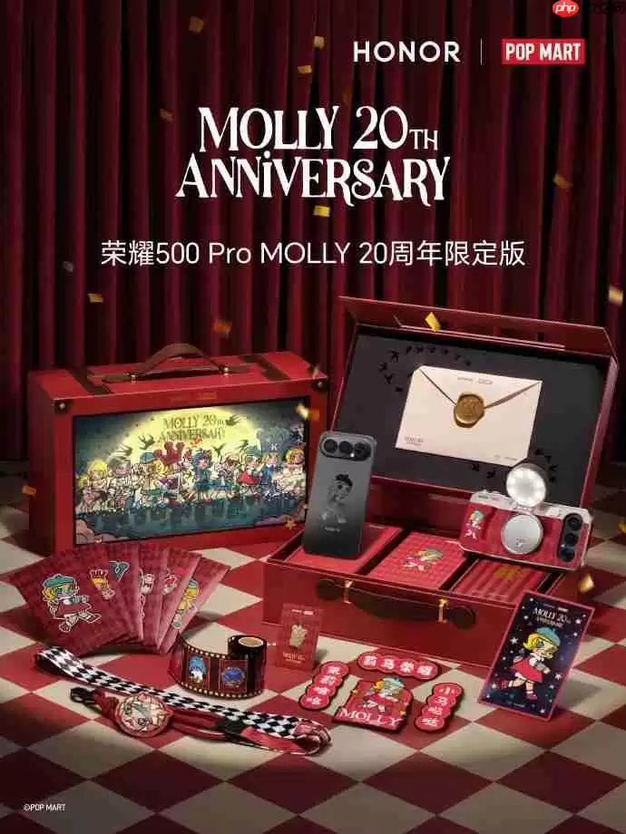 行业首款潮玩手机！荣耀500 Pro MOLLY限定款公布