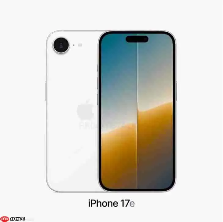 iPhone 17e即将发布，刘海屏彻底成为历史