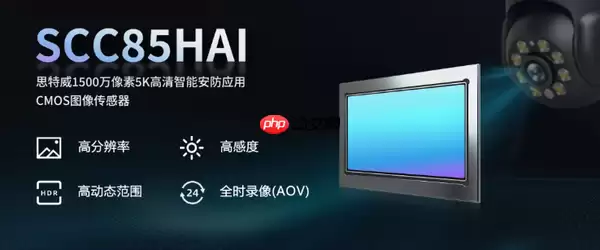 思特威推出1500万像素5K智能安防CMOS 今年Q2量产