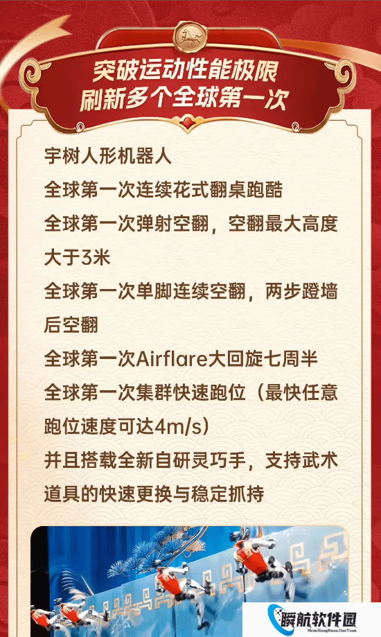 空翻、大回旋！宇树机器人春晚创造多个全球第一