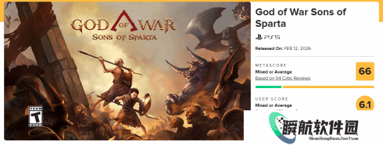 评分还在降！《战神》新作M站降至66分 用户给6.1分