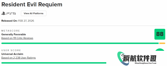 口碑炸裂！《生化9》问鼎M站玩家评分历史第一