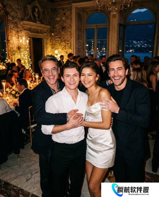 赞达亚和荷兰弟婚礼 唐尼老吉加菲托比帕丁森都到了