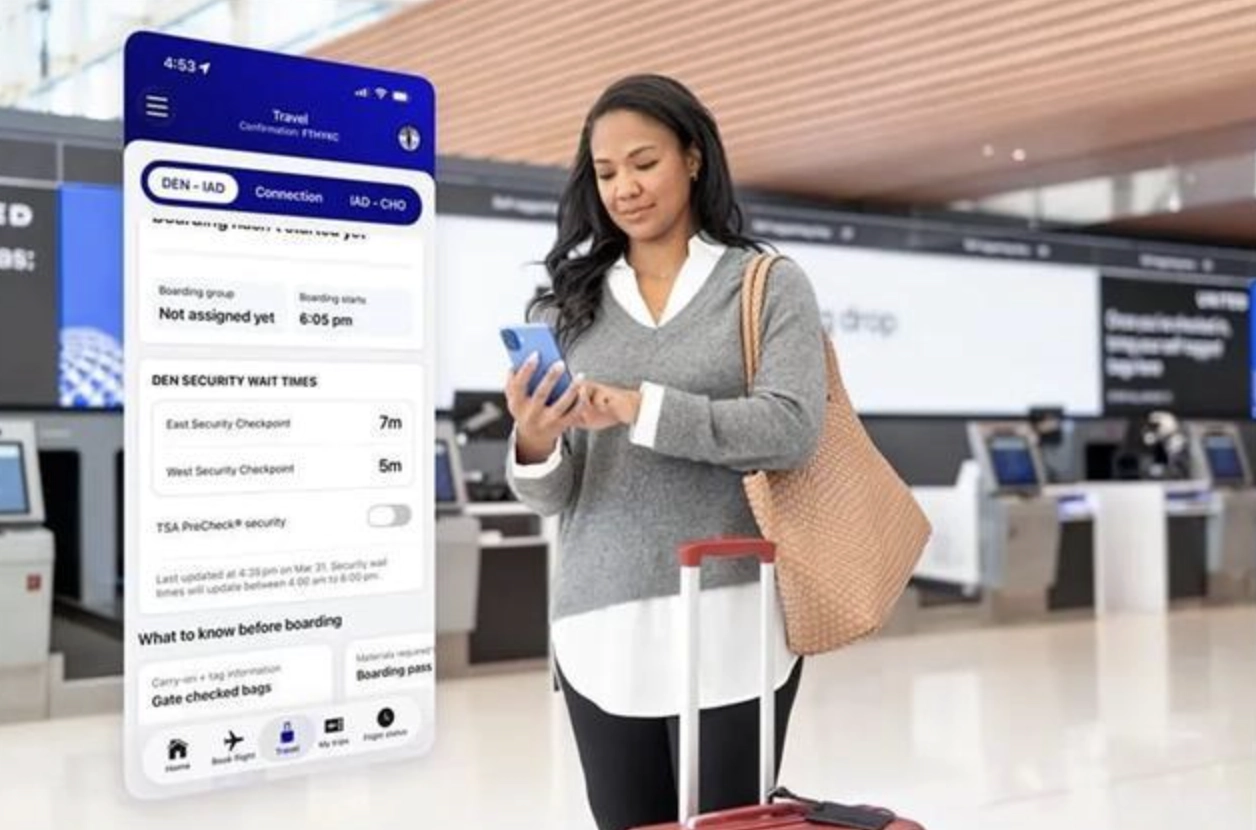 受美国机场排队潮影响-美联航为旗下 App 上线安检时间预估功能